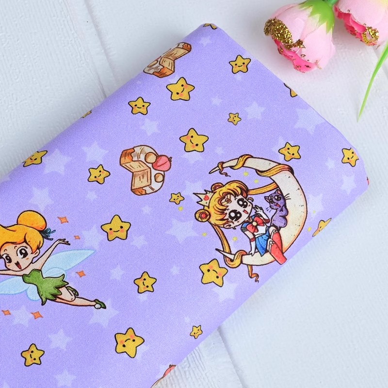 Sewing And Textile - Sailor Moon Stars – Tissu 100