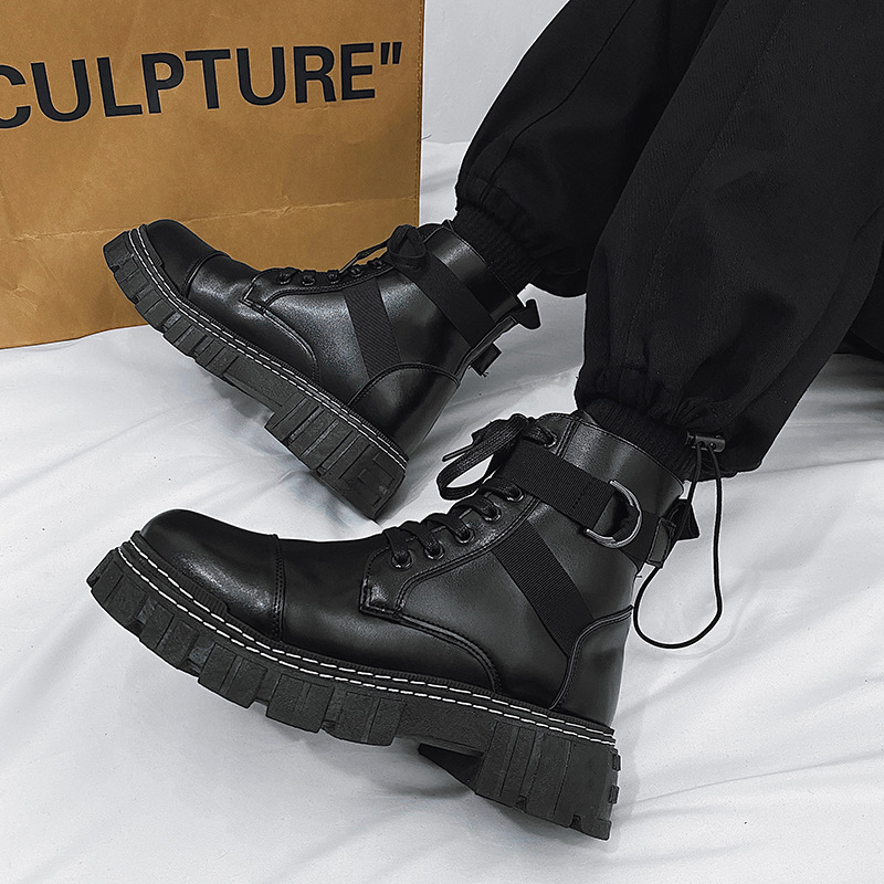 Sewing Nylon - Bottes pour hommes 2025 nouvelles chaussures