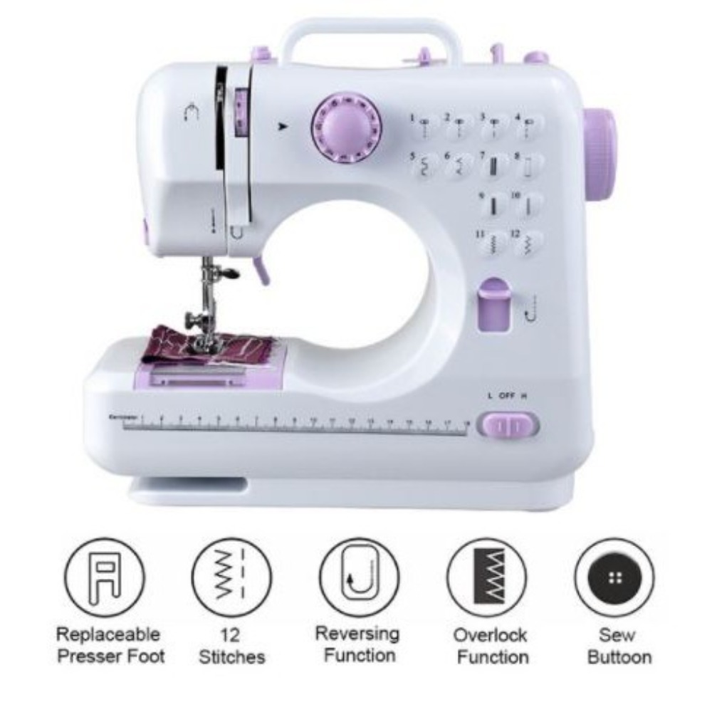Sewing Jahit - Mini machine à coudre électrique domestique