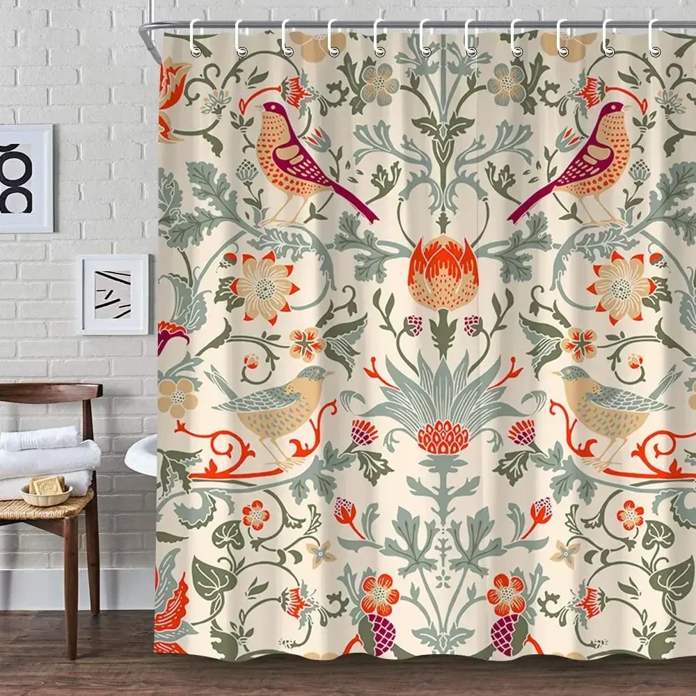 Fabric Weight Set - Rideau de douche William Morris, ensemble