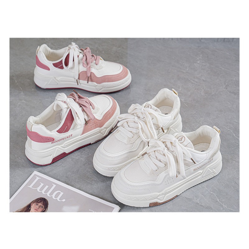 Sewing Nylon - OIQERE Femme 2025 Baskets décontractées blanches