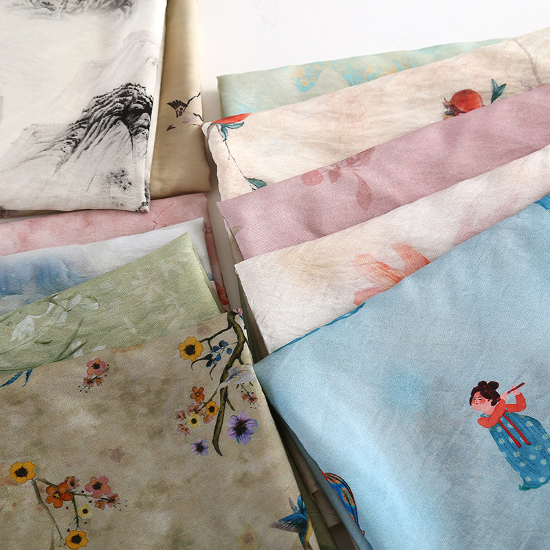 Sewing Tweed Fabric - Tissu en fibre botanique Ramie à