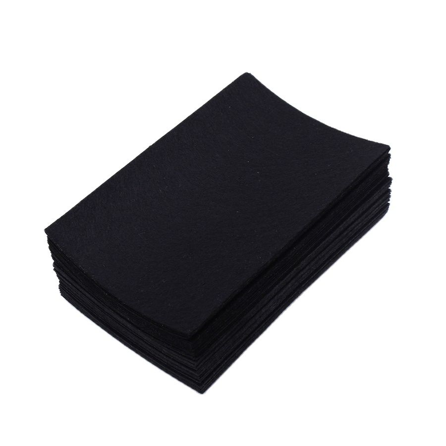 Is Sewing A Textile Craft - Tissu feutre noir 10x15cm, 40 pièces/lot,