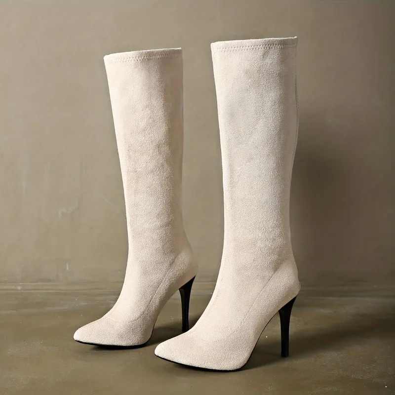 Bottes de mode pour femmes 	 B - Sewing Zipper avis et prix