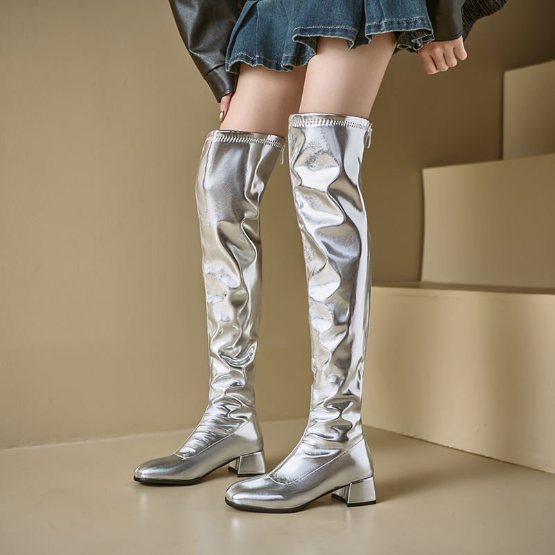 Bottes cuissardes métalliques  - Sewing Zipper avis et prix