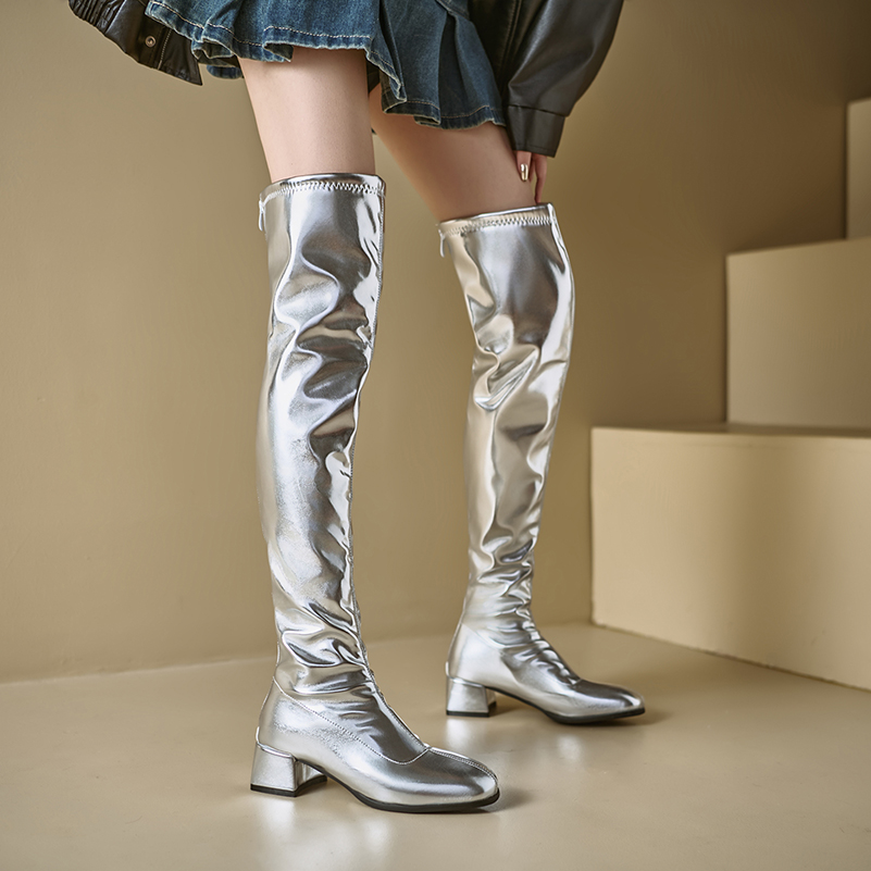 Bottes cuissardes métalliques  - Sewing Zipper avis et prix
