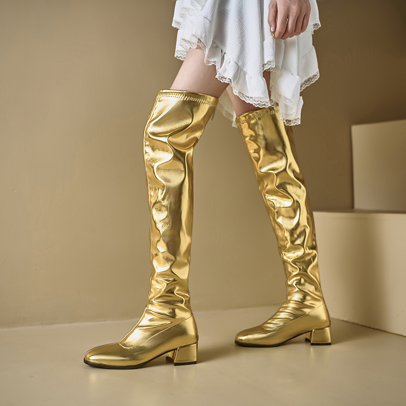 Bottes cuissardes métalliques  - Sewing Zipper avis et prix