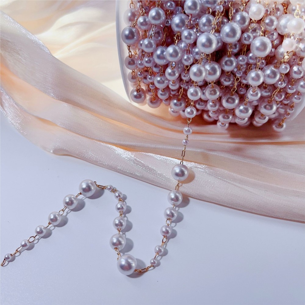 1 mètre 3-8mm fausses perles a - Sewing Production avis et prix