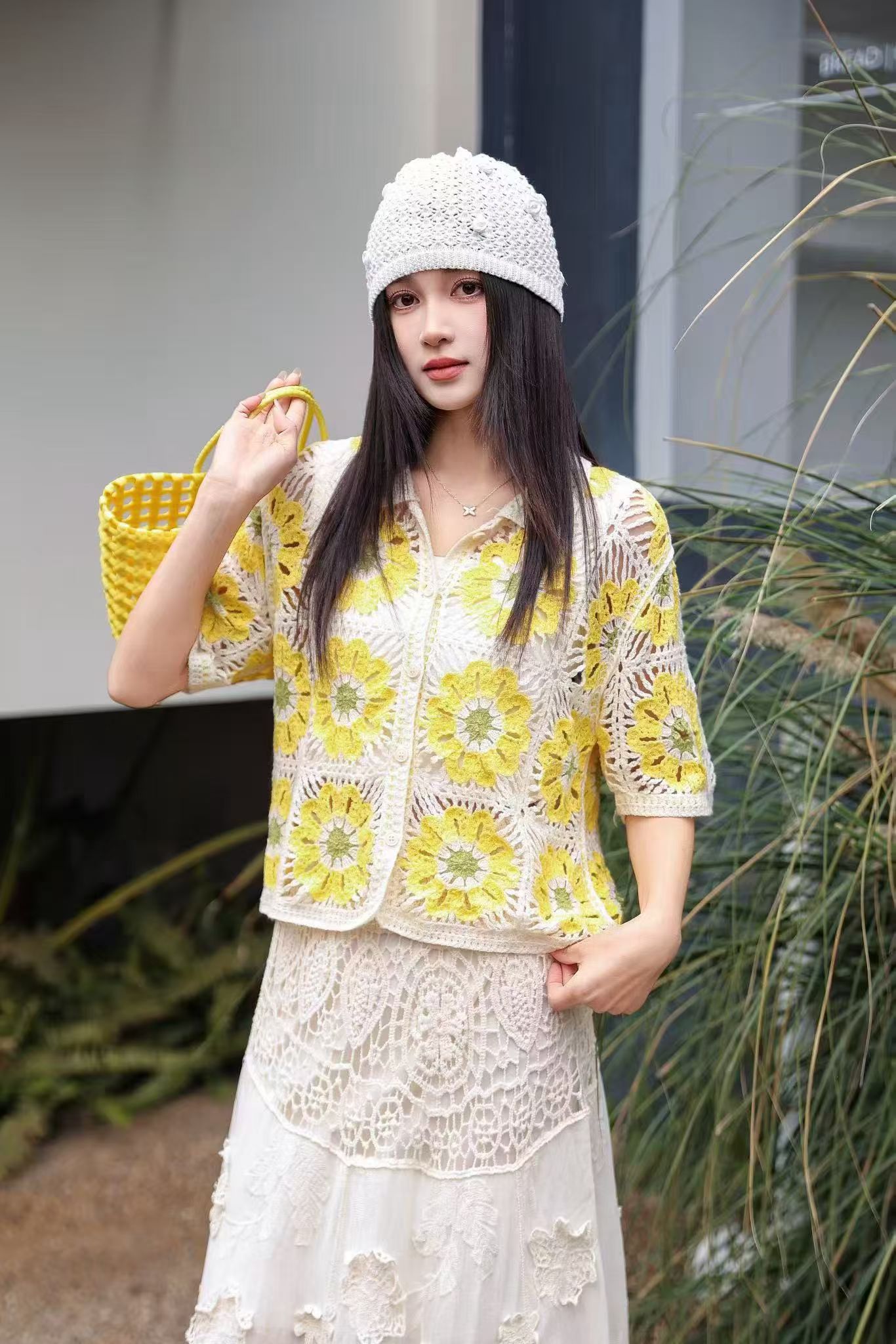 Polo en tricot crocheté Granny - Sewing Jackets avis et prix