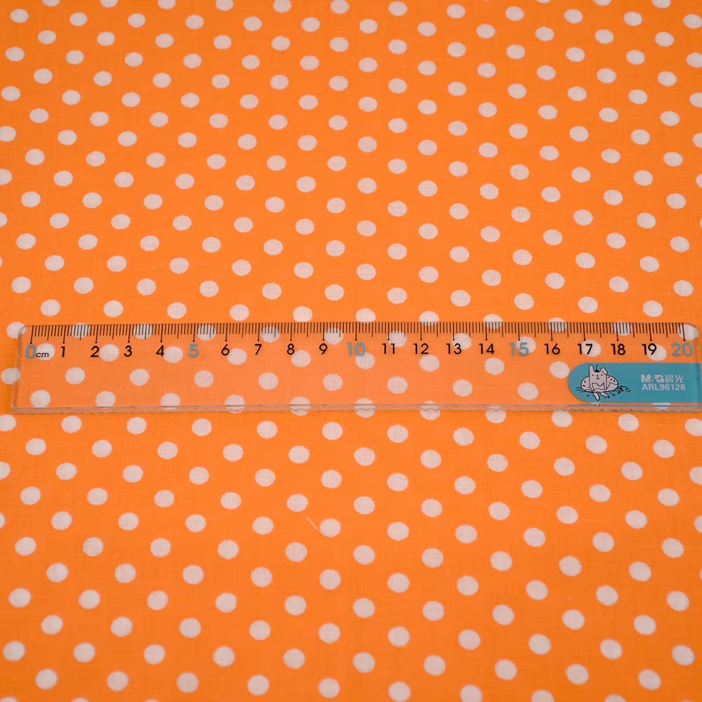 Tissu en coton imprimé à pois  - Sewing And Textile avis et prix