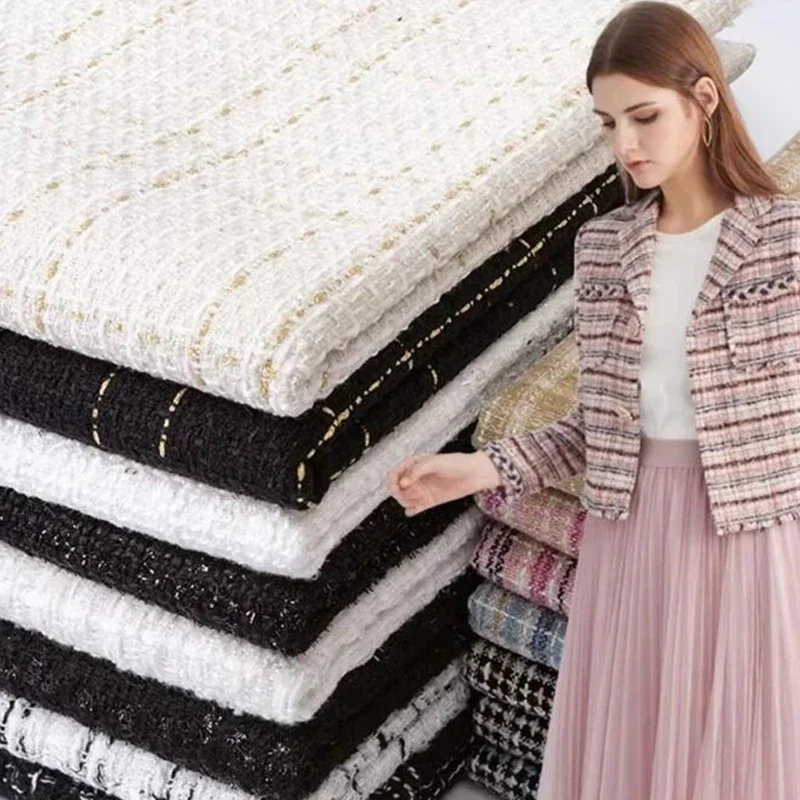 Petit tissu en tweed à carreau - Sewing Tweed Fabric avis et prix