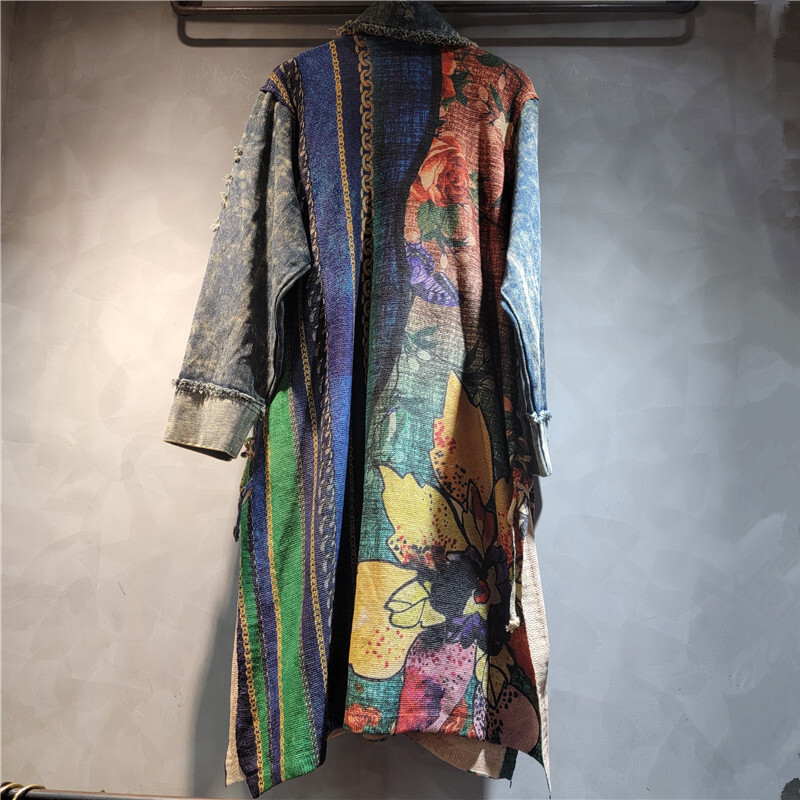 WTHT-Manteau Long en Denim Ray - Sewing Jackets avis et prix
