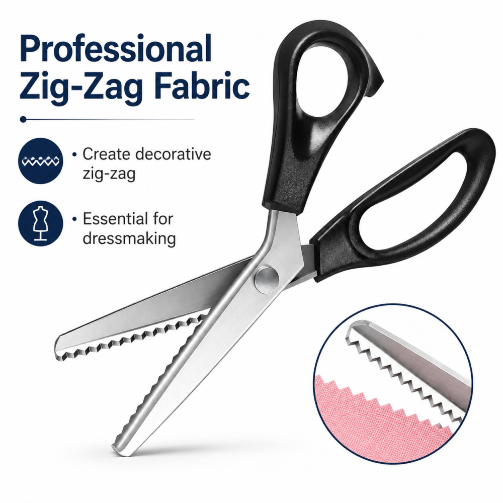 Ciseaux à denture triangulaire - Sewing Zigzag avis et prix