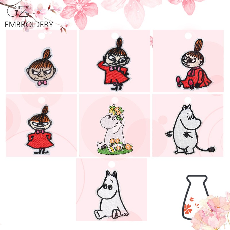 Patchs brodés Moomin mignons d - Sewing Repair avis et prix