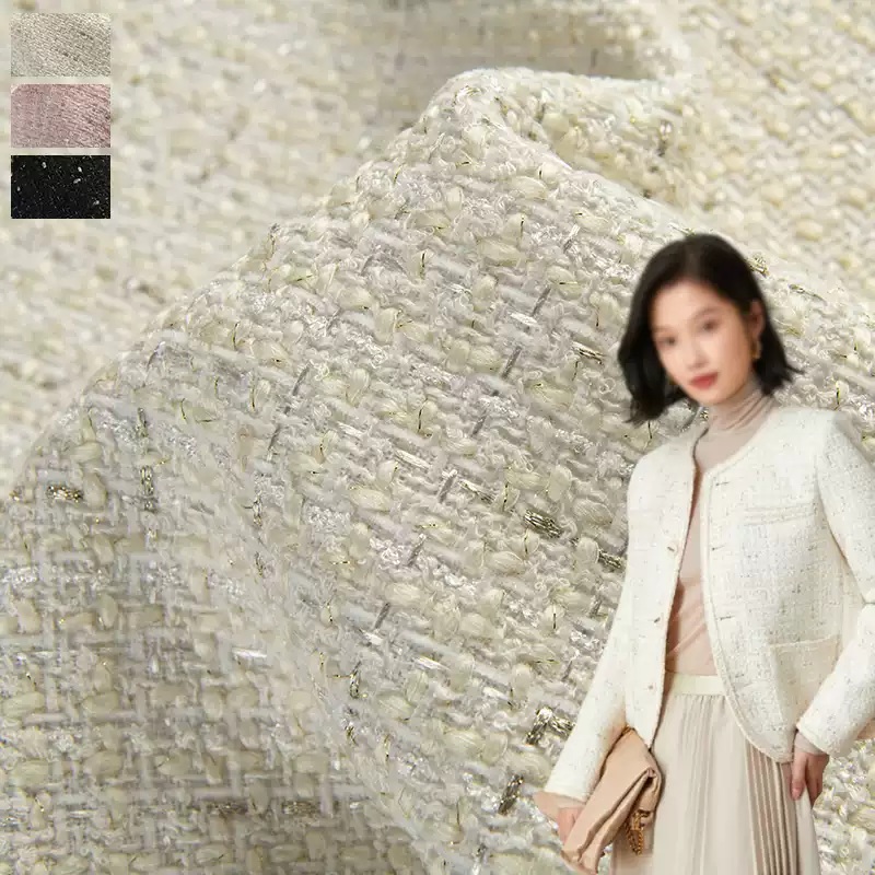 Tissu Tweed teint en fil de co - Sewing Tweed Fabric avis et prix