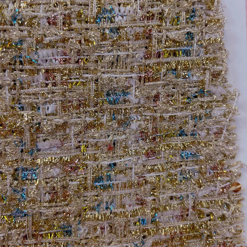 Tissu Tweed tressé teint en fi - Sewing Tweed Fabric avis et prix