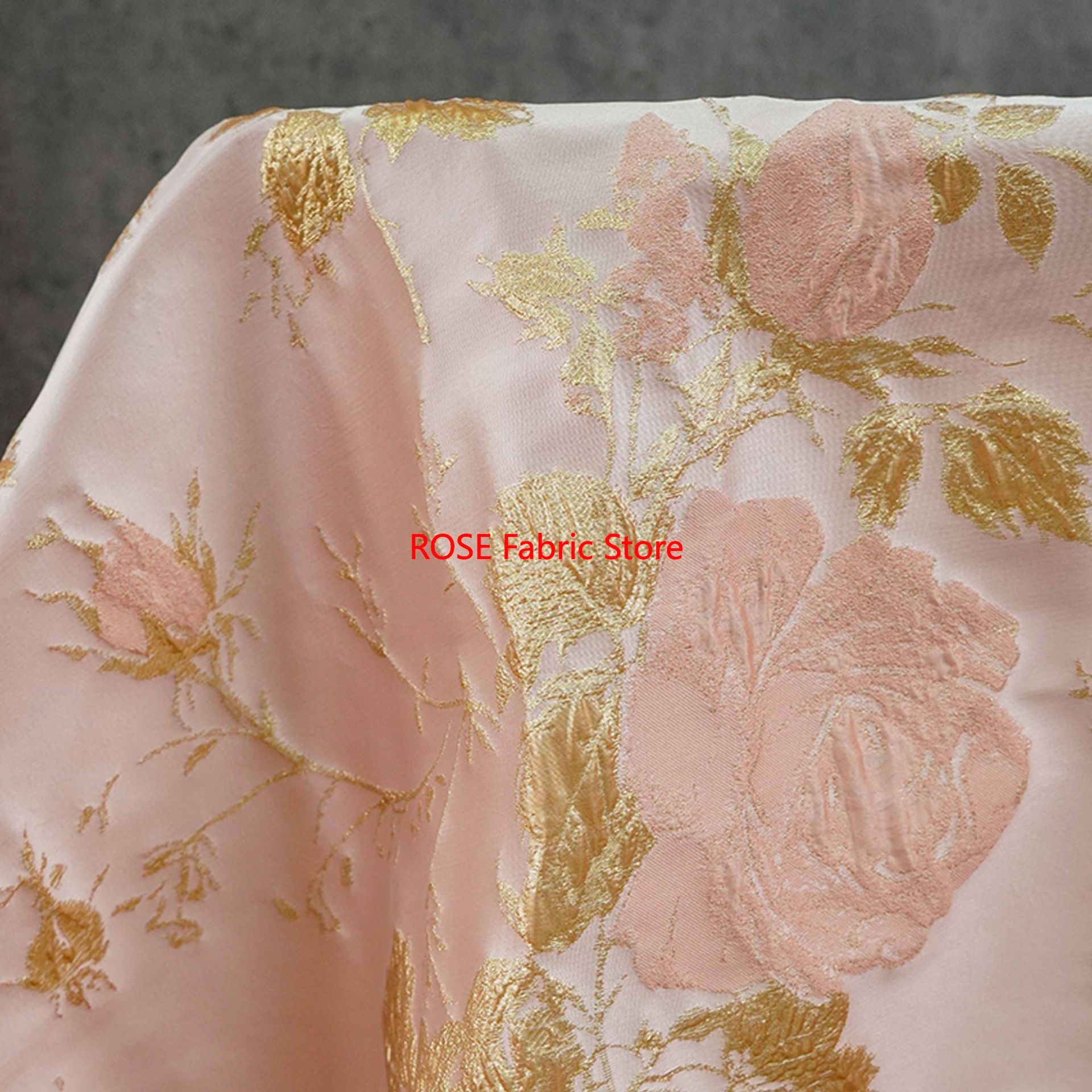 Tissu Jacquard Floral en soie  - Sewing Jackets avis et prix