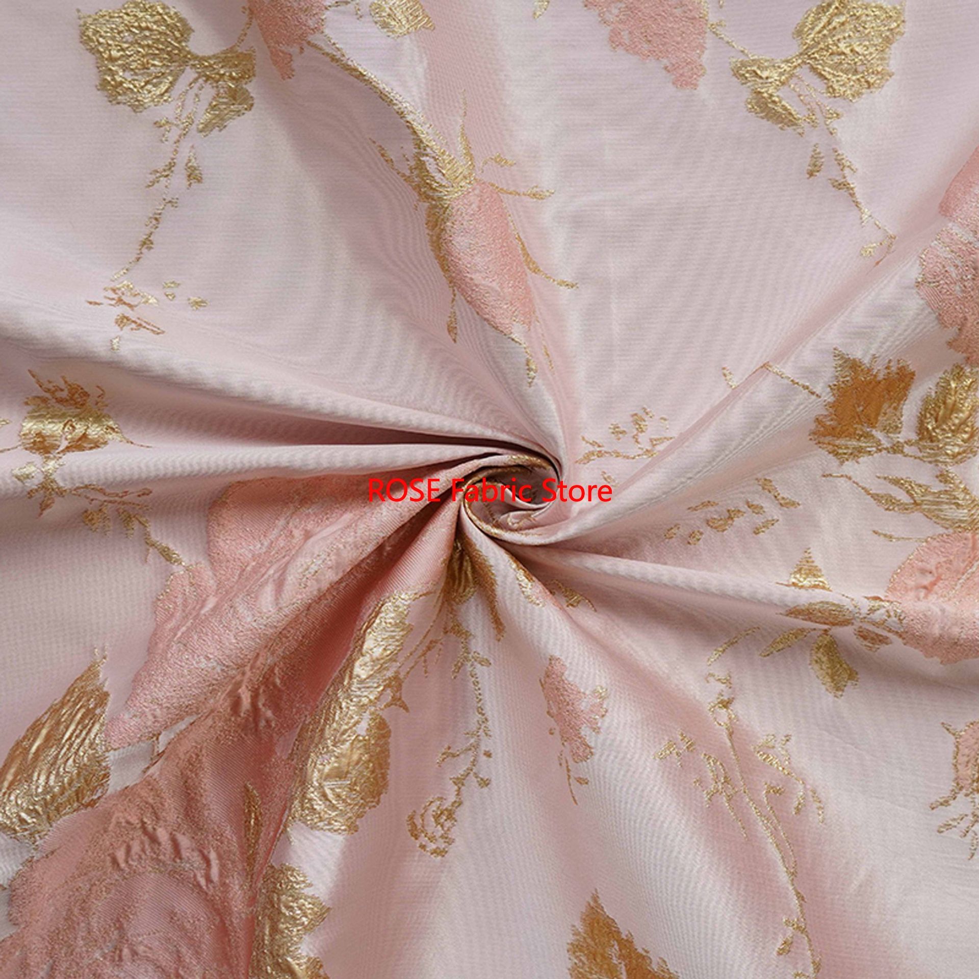 Tissu Jacquard Floral en soie  - Sewing Jackets avis et prix
