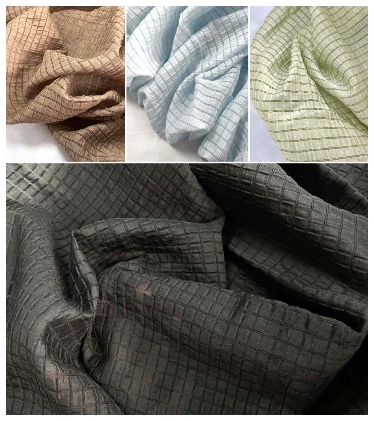 Tissu à carreaux jaune crème,  - Is Sewing A Textile Craft avis et prix
