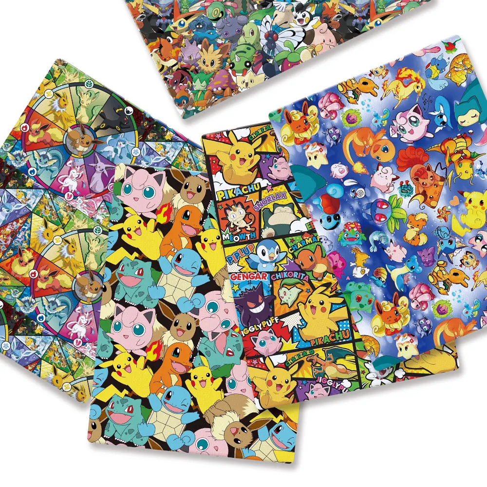 Tissu de dessin animé Pokemon  - Sewing Production avis et prix