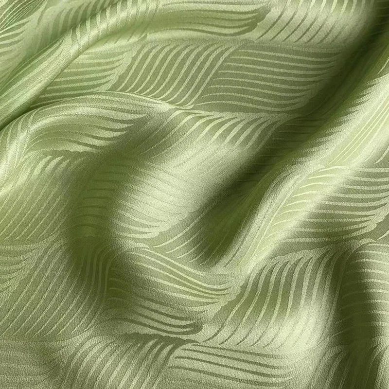 Tissu crêpe de soie Jacquard 1 - Sewing Jackets avis et prix