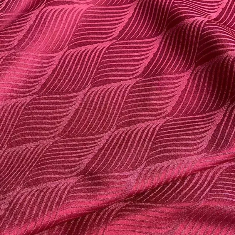 Tissu crêpe de soie Jacquard 1 - Sewing Jackets avis et prix