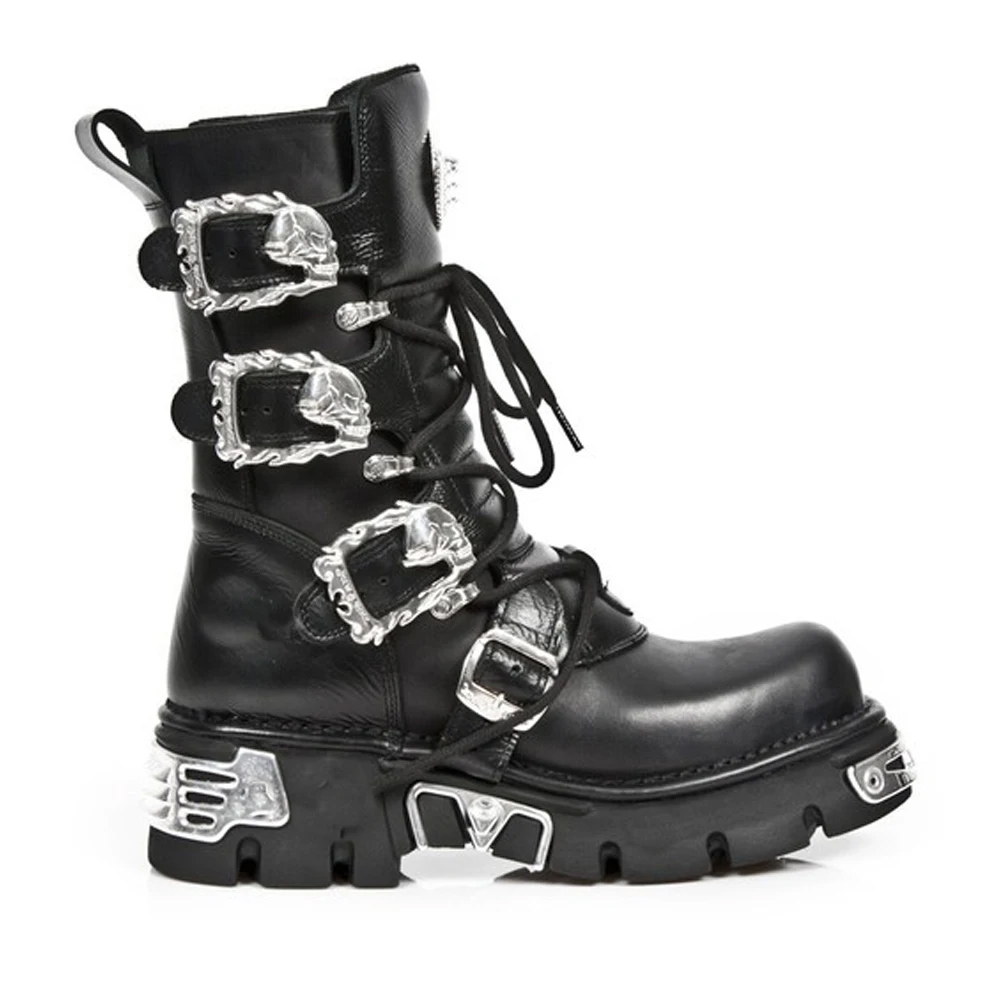 Nouveaux hommes Punk moto bott - Sewing Zipper avis et prix
