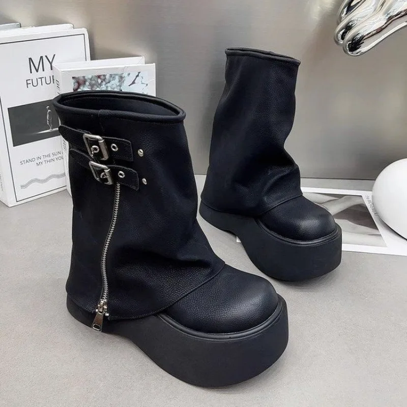 Bottes de chevalier à platefor - Sewing Zipper avis et prix