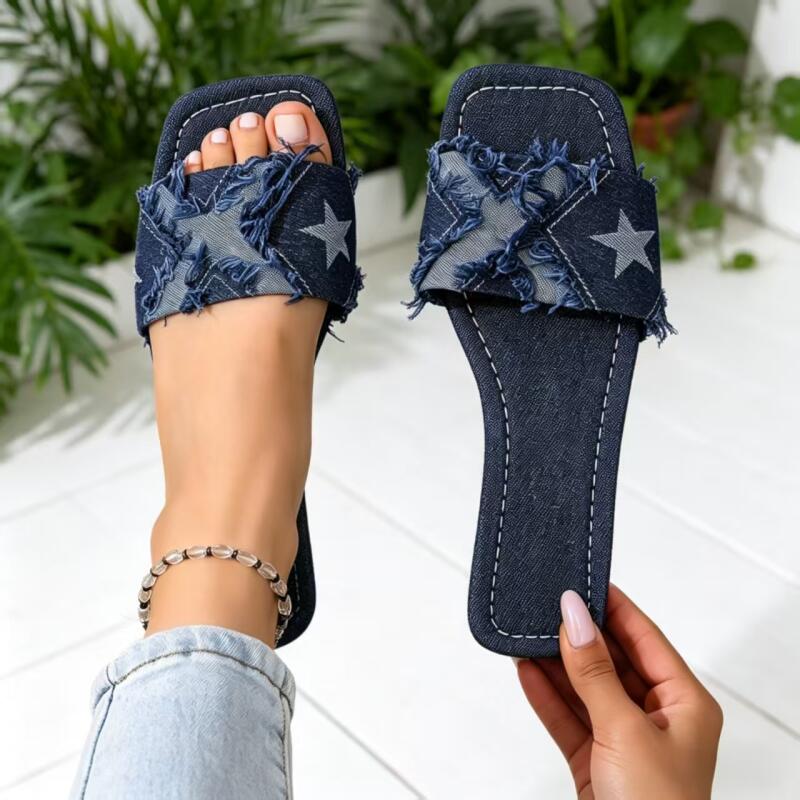 Sandales plates en jean Y2K po - Sewing Expert avis et prix