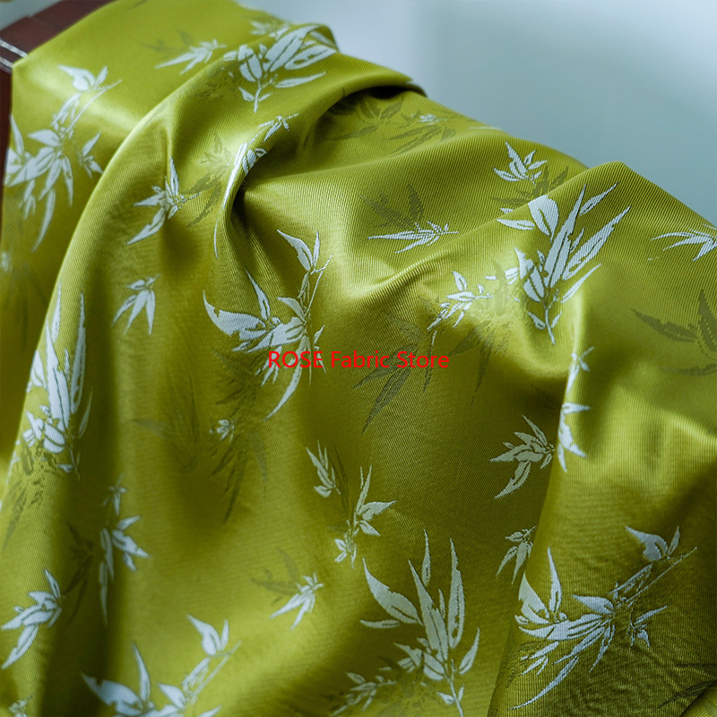 Tissu Jacquard feuille de bamb - Sewing Vest avis et prix