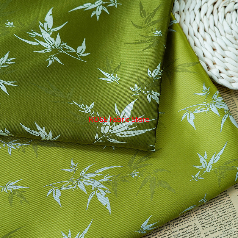 Tissu Jacquard feuille de bamb - Sewing Vest avis et prix