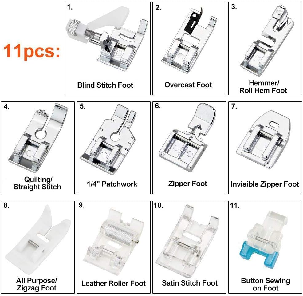 Kit de 11 pieds presseurs - Ki - Sewing Expert avis et prix