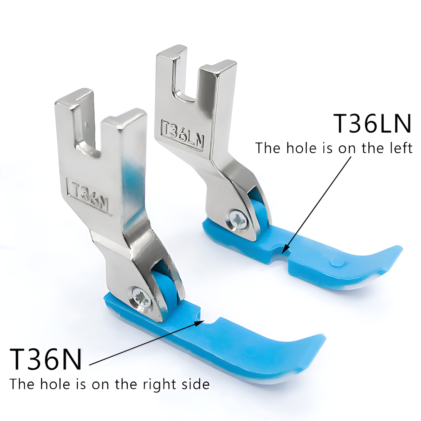 2 pièces pied-de-biche côté ga - Zipper Foot Presser avis et prix