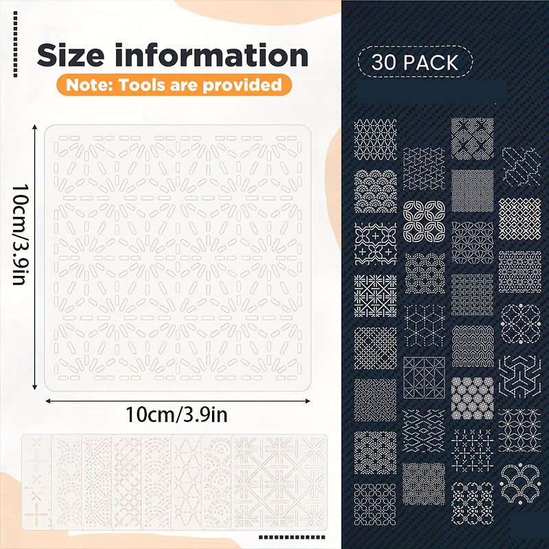 30 pièces modèles de broderie  - Sewing Expert avis et prix