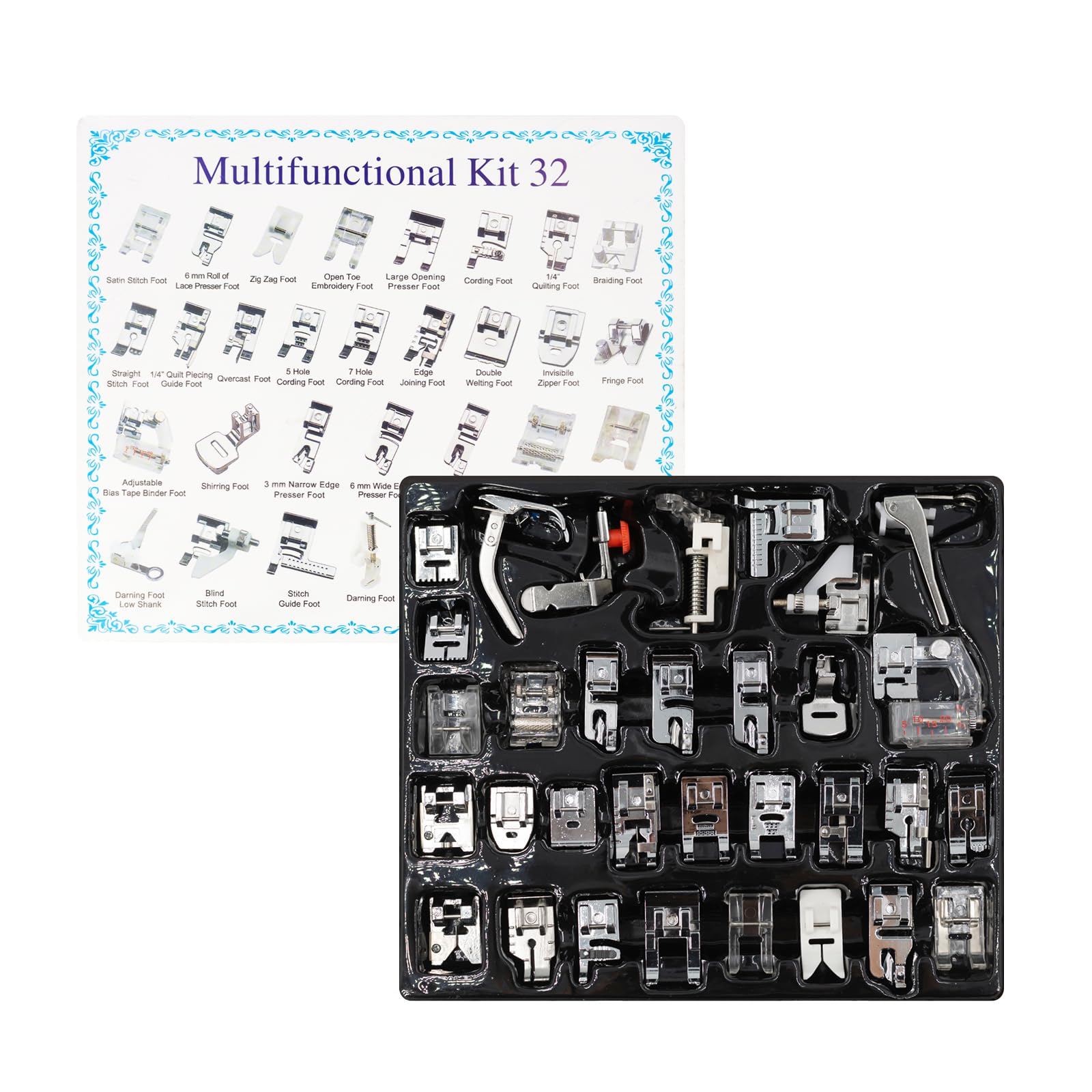 Kit pied-de-biche à coudre mul - Zipper Foot Presser avis et prix