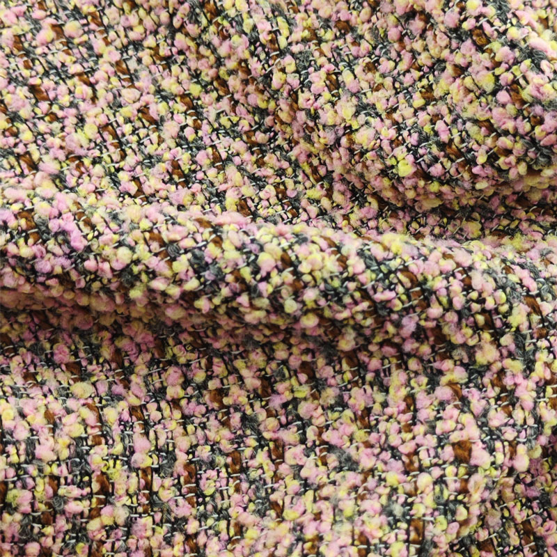 Tissu en tweed tressé teint en - Sewing Tweed Fabric avis et prix