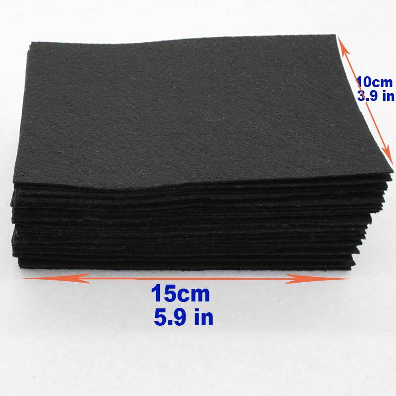 Tissu feutre noir 10x15cm, 40  - Is Sewing A Textile Craft avis et prix