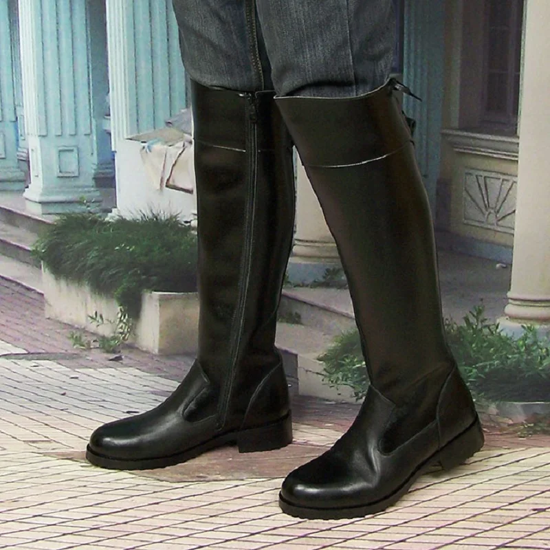 Bottes d'équitation en cuir vé - Sewing Zipper avis et prix