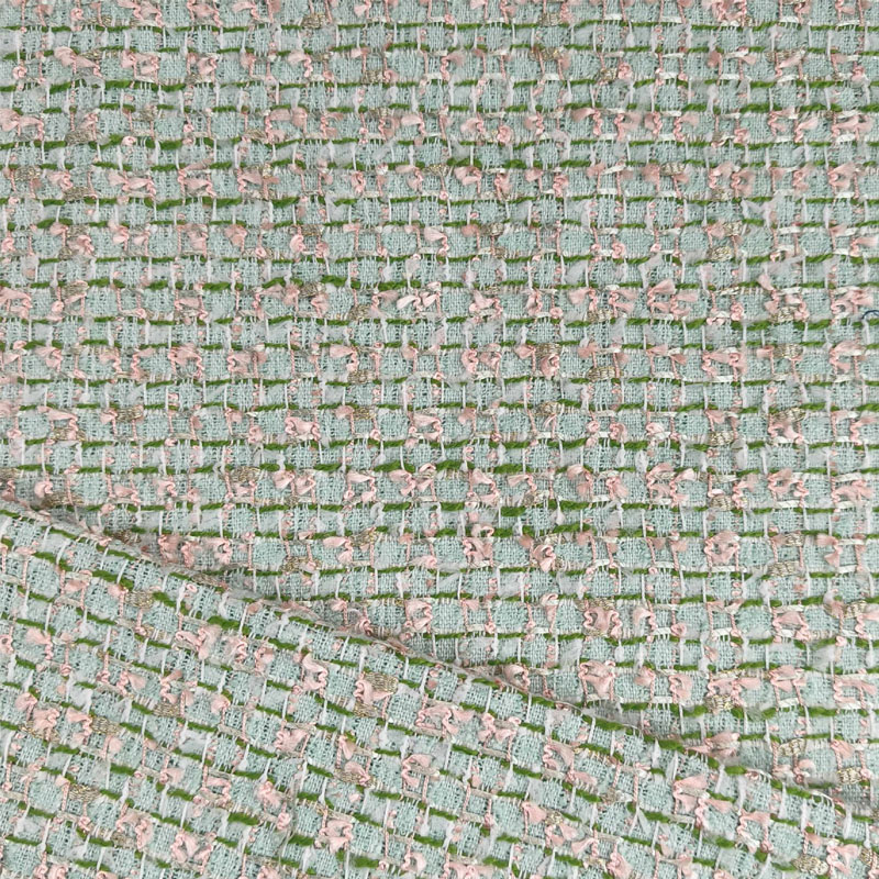 Tissu en tweed tressé teint en - Sewing Tweed Fabric avis et prix